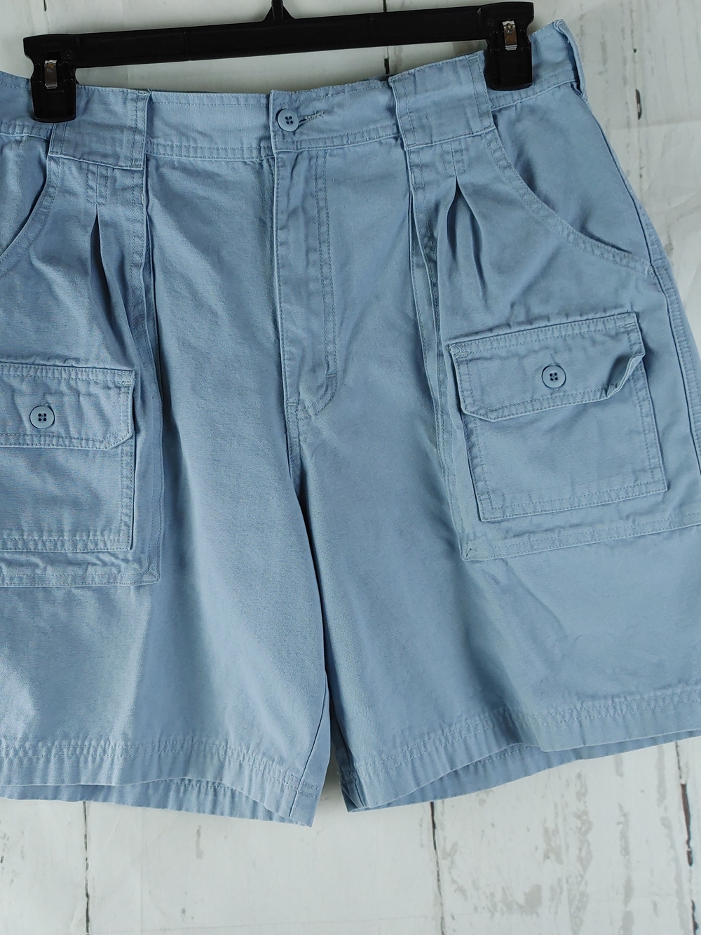 Cabela’s Women’s Size 14 Bluish Gray 7-Pocket Hiker Cargo Shorts Outdoor 32x7